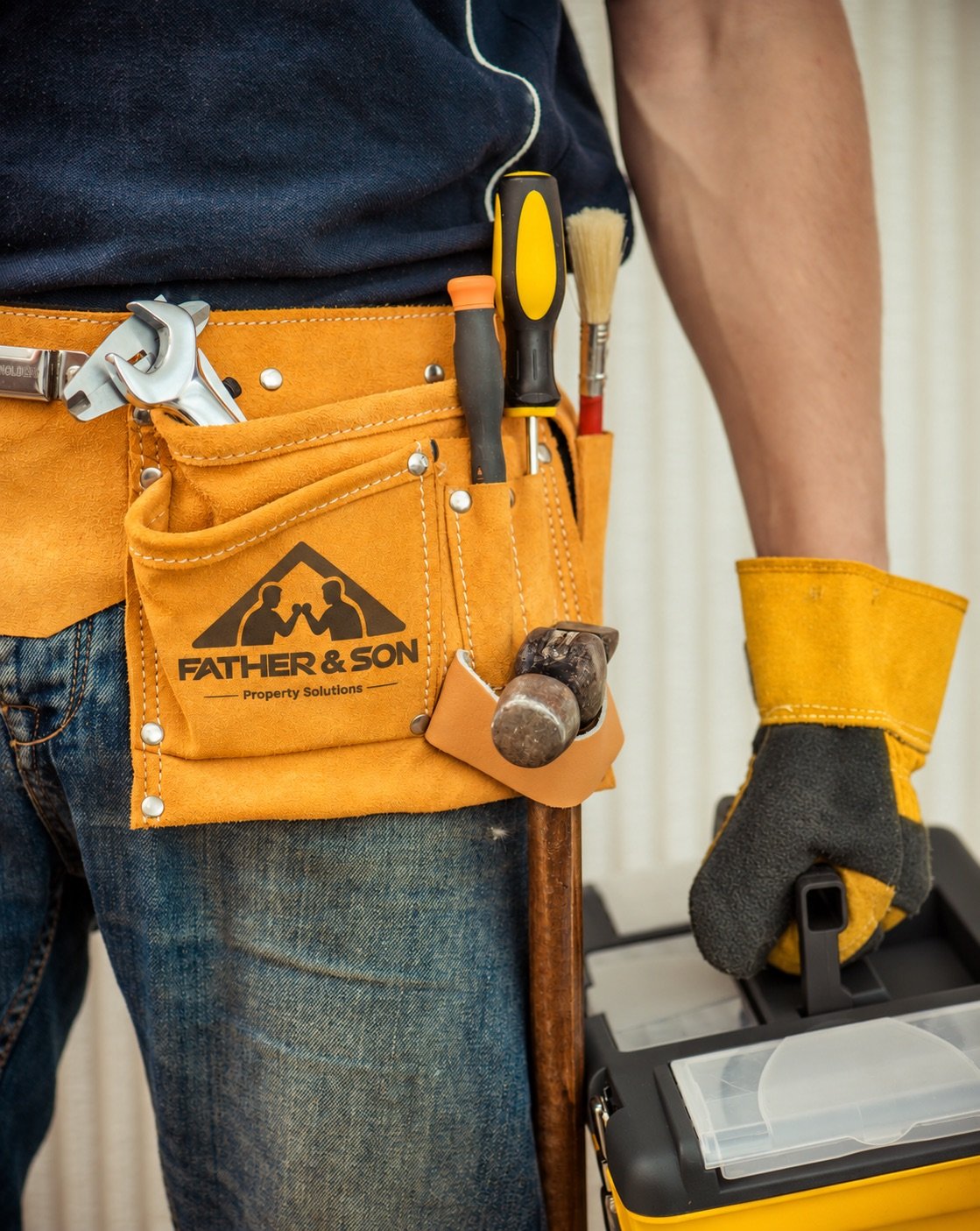 Father & Son branded tool belt